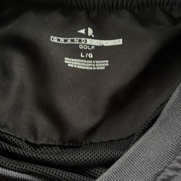 Grand Slam Golf V-neck Pullover, Dark Grey, Size L - Picture 7 of 7